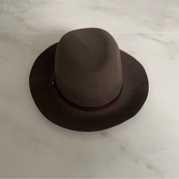 Rag & Bone Floppy Brim Fedora Wool Hat Size M - Picture 4 of 15